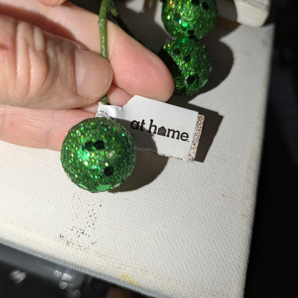 Holiday Ornament Garland - Red, Green, Gold